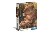 Puslespil - Clementoni Puzzle HQC Feline Love 2026 - Compact 500 pieces 2D Puslespil - 35620