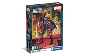 Puslespil - Clementoni Puzzle HQC Marvel Captain America 1000 pieces 2D Puslespil - 37049