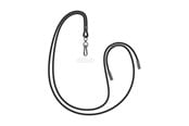 USB kabel - FIXED Neck Cable USB-C/C PD 60W - 1.6m - Black - FIXDN-BK