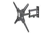 Vægbeslag, AV-Beslag & AV-Møbler - Deltaco Office ARM-0255 mounting kit - full-motion - for LCD display - tilt swivel 30 kg - black - Maks 30 kg - Maks størrelse 55" - ARM-0255-B