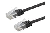 Netværkskabel - Deltaco patch cable - 75 cm - black - Sort - TP-6075S-SLIM