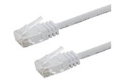 Netværkskabel - Deltaco patch cable - 75 cm - white - Hvid - TP-6075W-SLIM