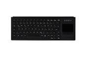 Tastatur - Cherry Contour Active Key Industrial AK-4400-GU - keyboard - low profile compact - with trackpad - QWERTY - Pan Nordic - black Input Device - Tastatur - Nordisk - Sort - AK-4400-GU-B/NOR