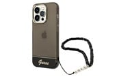 Mobil - Covers & Cases - GUESS GUHCP14XHGCOHK iPhone 14 Pro Max 6.7 "black / black hardcase Translucent Pearl Strap - 3666339064198