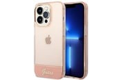 Mobil - Covers & Cases - GUESS Translucent iPhone 14 Pro Max 6.7" Case - Pink - 3666339088378