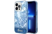Mobil - Covers & Cases - GUESS GUHCP14XHGPLHB iPhone 14 Pro Max 6.7" blue/blue hardcase Porcelain Collection - 3666339064358