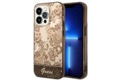 Mobil - Covers & Cases - GUESS GUHCP14XHGPLHC iPhone 14 Pro Max 6.7" ocher hardcase Porcelain Collection - 3666339090692