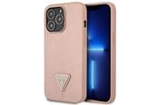 Mobil - Covers & Cases - GUESS GUHCP14XPSATLP iPhone 14 Pro Max 6.7 "pink / pink hardcase SaffianoTriangle Logo - 3666339065515