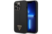 Mobil - Covers & Cases - GUESS GUHCP14XSLTGK iPhone 14 Pro Max 6.7" black/black hardcase Silicone Triangle - 3666339065874