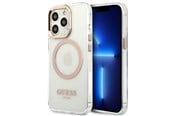 Mobil - Covers & Cases - GUESS GUHMP13XHTRMD iPhone 13 Pro Max 6.7 "gold / gold hard case Metal Outline Magsafe - 3666339057169