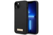 Mobil - Covers & Cases - GUESS GUHMP14MSBPLK iPhone 14 Plus 6.7" black/black hard case Silicone Logo Plate MagSafe - 3666339070236