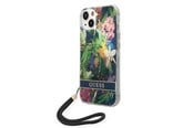 Mobil - Covers & Cases - GUESS GUOHCP14MHFLSB iPhone 14 Plus 6.7 "blue / blue hardcase Flower Strap - 3666339093969