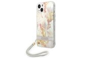 Mobil - Covers & Cases - GUESS GUOHCP14MHFLSU iPhone 14 Plus 6.7 "purple / purple hardcase Flower Strap - 3666339093921