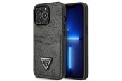 Mobil - Covers & Cases - GUESS GUHCP13LP4TPK iPhone 13 Pro / 13 6.1" black/black hardcase 4G Triangle Logo Cardslot - 3666339048181