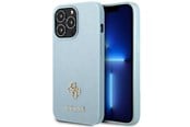 Mobil - Covers & Cases - GUESS Saffiano 4G Small Metal Logo Case for iPhone 13 Pro / 13 - Blue - 3666339048020