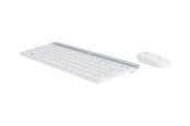 Tastatur - Logitech Slim Wireless Combo MK470 - Tastatur & Mus sæt - Spansk - Hvid - 920-009199