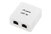 Netværkstilbehør - Lanberg OS5-0002-W - network surface mount box - OS5-0002-W