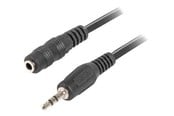 Audio kabel - Lanberg audio extension cable - 5 m - CA-MJFJ-10CC-0050-BK