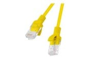 Netværkskabel - Lanberg patch cable - 25 cm - yellow RAL 1016 - Gul - PCU5-10CC-0025-Y