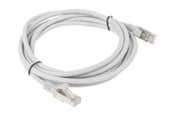 Netværkskabel - Lanberg patch cable - 25 cm - grey RAL 7035 - Grå - PCF5-10CC-0025-S