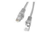 Netværkskabel - Lanberg patch cable - 50 cm - grey RAL 7035 - Grå - PCF6-10CC-0050-S