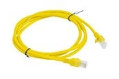 Netværkskabel - Lanberg patch cable - 1.5 m - yellow RAL 1028 - Gul - PCU6-10CC-0150-Y
