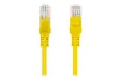 Netværkskabel - Lanberg patch cable - 10 m - yellow RAL 1028 - Gul - PCU6-10CC-1000-Y