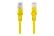 Netværkskabel - Lanberg patch cable - 0.5 m - yellow RAL 1028 - Gul - PCU6-10CC-0050-Y