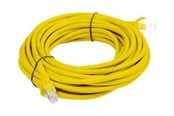 Netværkskabel - Lanberg patch cable - 5 m - yellow RAL 1028 - Gul - PCU6-10CC-0500-Y