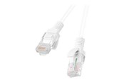 Netværkskabel - Lanberg patch cable - 2 m - white RAL 9010 - Hvid - PCU6-10CC-0200-W
