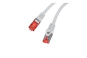 Netværkskabel - Lanberg patch cable - 25 cm - grey - Grå - PCF6-10CU-0025-S
