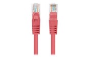 Netværkskabel - Lanberg patch cable - 7.5 m - RAL 3017 - Rød - PCU6-10CC-0750-R