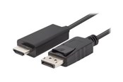 Skærmkabel - Lanberg adapter cable - DisplayPort / HDMI - 5 m - CA-DPHD-11CC-0050-BK