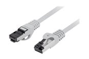 Netværkskabel - Lanberg patch cable - 3 m - grey - Grå - PCF8-10CU-0300-S