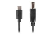 USB kabel - Lanberg - USB-C cable - USB-C to USB Type B - 3 m - CA-USBA-14CC-0030-BK