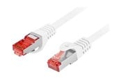 Netværkskabel - Lanberg patch cable - 25 cm - white - Hvid - PCF6-10CU-0025-W