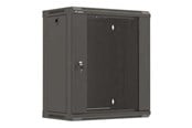 Rack skabe - Lanberg WF03 Series - cabinet - 540 x 350 flat pack with glass door - 12U - WF03-5312-10B