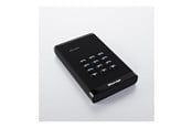 Harddisk - Ekstern - iStorage diskAshur³ - hard drive - 4 TB - USB 3.2 Gen 1 - TAA Compliant - 4TB - Ekstern Harddisk - Sort - IS-DA3-256-4000-B