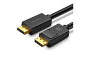 Skærmkabel - UGREEN DP102 DP 1.2 / DP 1.2 4K Cable - 3m - Black - 10212
