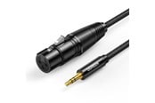 Audio kabel - UGREEN AV182 audio cable 3.5mm mini jack (male) - XLR (female) 1m - Black - 20763