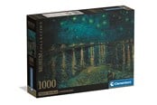 Puslespil - Clementoni Puzzle Museum - S. Night Over The Rhone 1000 pieces 2D Puslespil - 37095