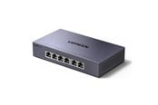 Switch - UGREEN 6-Port 1Gb/s PoE Ethernet Switch (4x PoE+ 2x uplink) - Gray - 35371