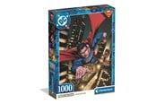 Puslespil - Clementoni Puzzle Superman 2025 - 2- Compact 1000 pieces 2D Puslespil - 37506