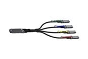 Netværkskabel - NVIDIA LinkX 800GBase-CU to 200GBase-CU direct attach splitter cable - 2 m - Sort - 2m - 980-9I80C-00N002