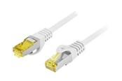 Netværkskabel - Lanberg patch cable - 25 cm - grey RAL 7035 - Grå - PCF6A-10CU-0025-S