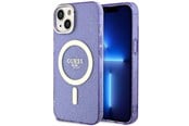 Mobil - Covers & Cases - GUESS GUHMP14MHCMCGU iPhone 14 Plus 6.7" purple/purple hardcase Glitter Gold MagSafe - 3666339125677
