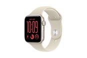Smartwatch & Sportsur - Apple Watch SE 3 GPS 44mm Starlight Aluminium Case with Sand Sport Band - M/L - MJL54QN/A