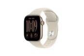 Smartwatch & Sportsur - Apple Watch Series 12 GPS 42mm Light Gold Aluminium Case with Sand Sport Band - M/L - MJEE4QN/A