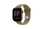 Smartwatch & Sportsur - Apple Watch Series 12 GPS 42mm Dark Bronze Aluminium Case with Olive Sport Band - S/M - MJEF4QN/A