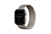 Smartwatch & Sportsur - Apple Watch Series 12 GPS + Cellular 42mm Natural Titanium Case with Natural Milanese Loop - MJGH4QN/A